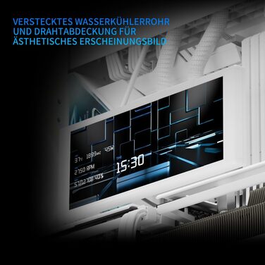 Ігровий корпус Thermalright TR A70 WHITE ATX з LCD-дисплеєм 9.16'', панорамною підсвіткою та підтримкою 8 вентиляторів
