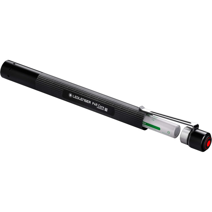 Ліхтар-ручка Ledlenser P4R Core, 200 лм, акумуляторний, фокусування, 3 режими, USB, 95 м, чорний