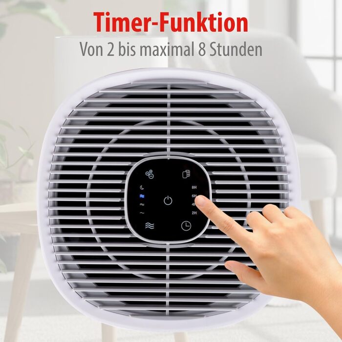 Електричний осушувач повітря Alpina для підвалів та кімнат до 20 м² – портативний осушувач з дисплеєм, 50W