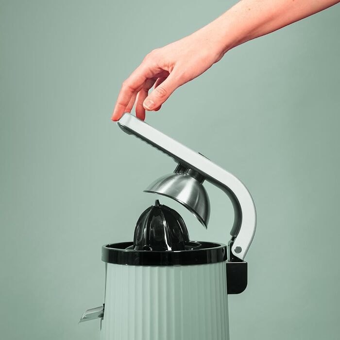 Електрична соковитискачка для цитрусових Cecotec Xqueeze RetroJuice 600 Green - 600 Вт, ретро-дизайн, нержавіючий фільтр