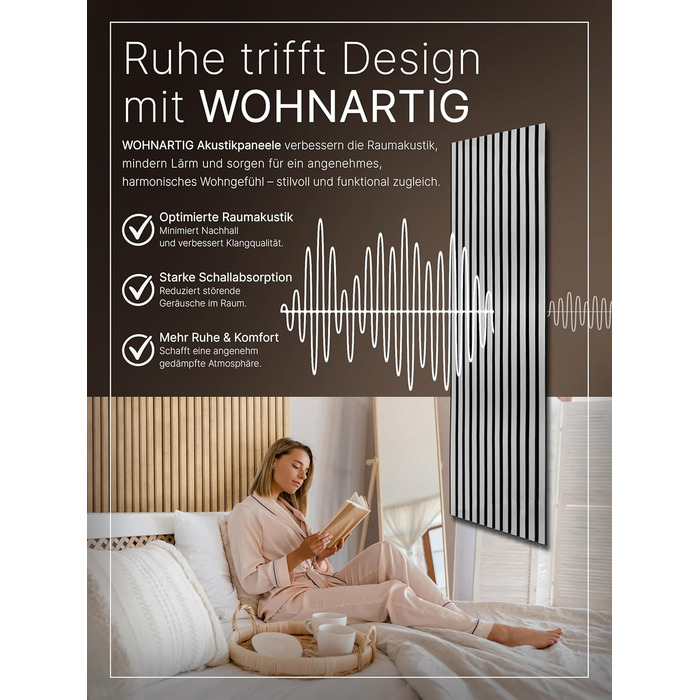 Акустичні настінні панелі з фетру Brushed Silver 364, комплект 2 шт. (275x54 см, загальна площа 1,485 м²)