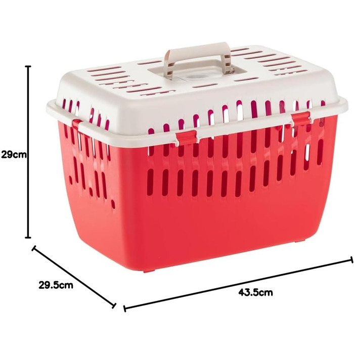 Переноска для котів та собак Ferplast Binny 2, 44 x 30 x 29 см, до 8 кг