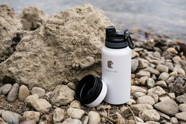 Термопляшка ThermoBott 700мл з нержавіючої сталі з мискою для собак