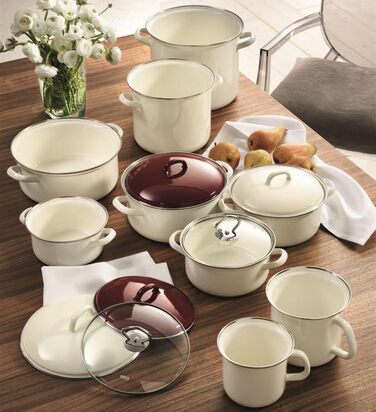 Сито кухонне Riess CLASSIC-WEISS 16 см, емальоване, біле