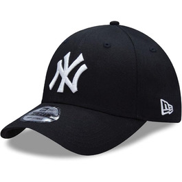 Кепка New Era 9Forty League Essential MLB - універсальний розмір, чорний/білий логотип (Yankees, Dodgers, Braves)