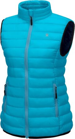 Жіночий теплий пуховий жилет Little Donkey Andy для гольфу, хайкінгу, подорожей та повсякденного носіння, колір - Верденський блакитний, розмір L