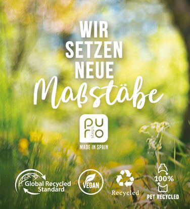 Тапочки домашні Purosteps Fieltro-Casa-Eco Neon Grün Grau (38 EU) з переробленого ПЕТ, преміум-якість, унісекс