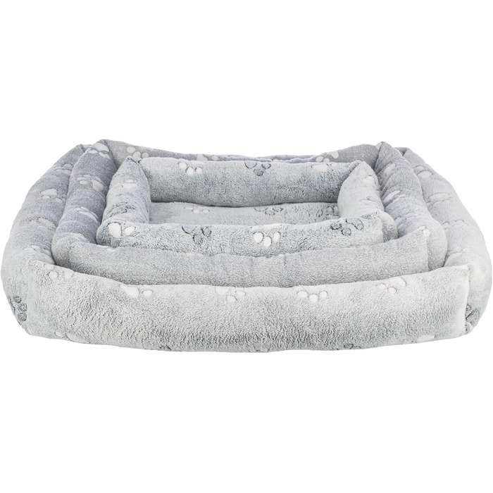 Крісло-ліжко для собак TRIXIE Nando, 60x50 см, сірий, з м'якою наповнювачем, для середніх собак, антиковзаюче