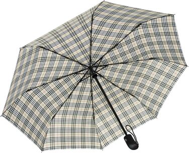 iX-brella парасолька преміум-класу з автоматичним відкриванням, змінний колір при намоканні, принт 'Raindrops' (квітковий бежевий)