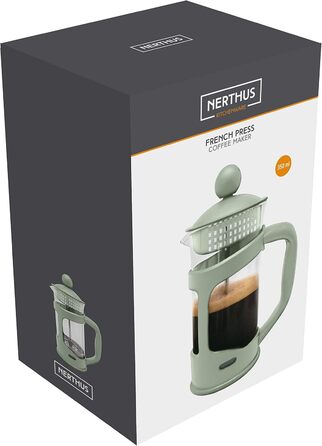 Кавоварка French Press NERTHUS FIH 319, 350 мл, зелена