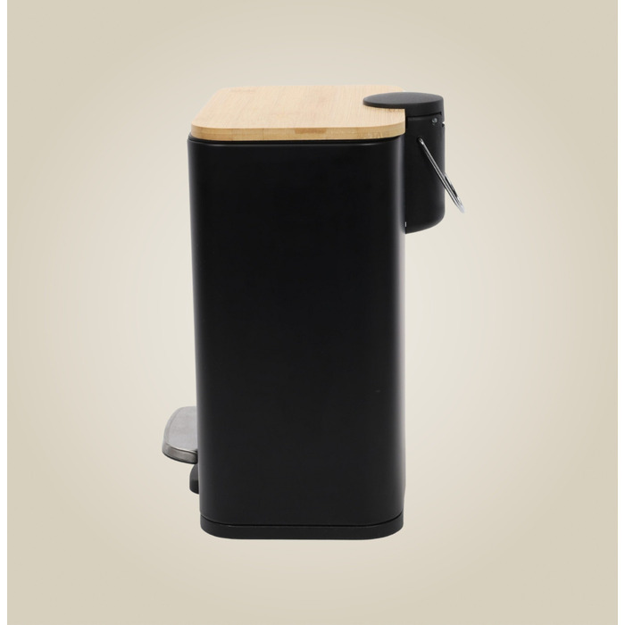 Сміттєвий кошик NUXIO ZETRU 5 л, бежевий, чорний