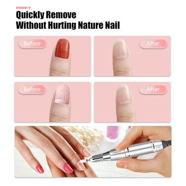 Набір свердел для нігтів Depvko 13 шт. (вольфрам карбід, кераміка, діамант) для манікюру та педикюру