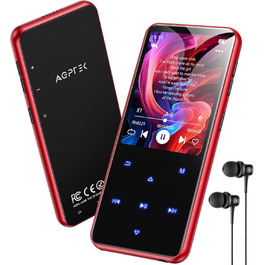 MP3 плеєр AGPTEK 64GB з Bluetooth 5.3, TFT-екраном 2.4