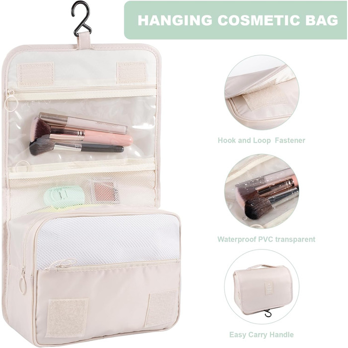 Органайзер для валізи BillyBath: Набір для подорожей (8 шт., A-beige)