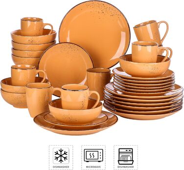 Сервіз Vancasso Serie Navia, 32 елементи, на 8 осіб, сучасний дизайн Navia-7