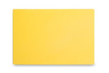 HENDI Cutting Boards, HACCP compliant, Reversible, for Poultry, 450x300x(H)12.7mm, HDPE 500 Plastic, Yellow