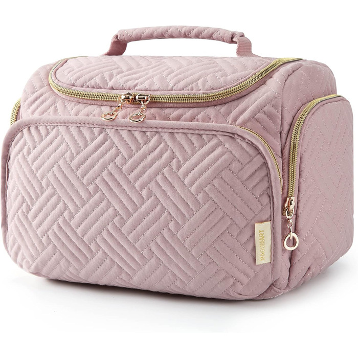 BAGSMART Косметичка-органайзер для подорожей, велика, для туалетних аксесуарів, макіяжу та косметики