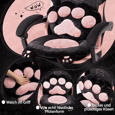 Ігровий крісло Dowinx Ergonomiczne з підніжкою, рожевий, для дорослих