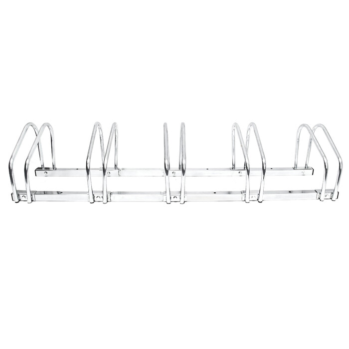 Relaxdays Bicycle Stand for 5 Bicycles, Steel, 130cm