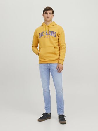 Джинси чоловічі JACK & JONES Slim Fit JJIGLENN Original SQ 330 NOOS сині, розмір 32W/32L