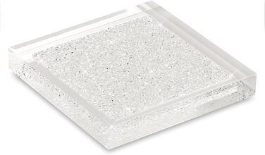 Luxurious Coaster Embellished with Swarovski Crystals / Elegant Table Decoration (1 piece - ) (Transparent)