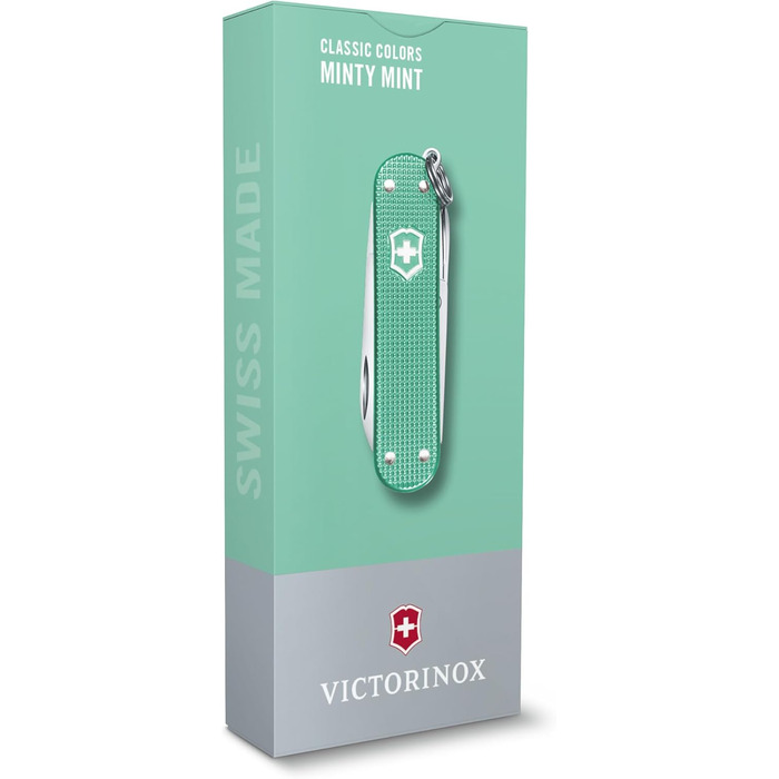 Швейцарський ніж Victorinox Classic SD Alox: мультитул з 5 функціями, з файлом для нігтів