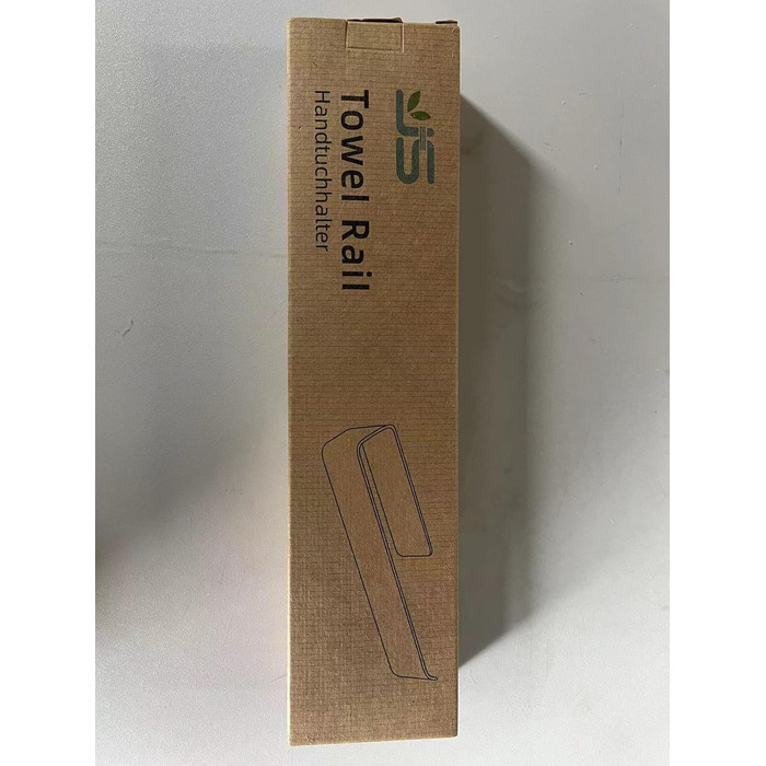 Тримач для рушників на липучці без свердління, сріблястого кольору, 25 см, для ванної кімнати