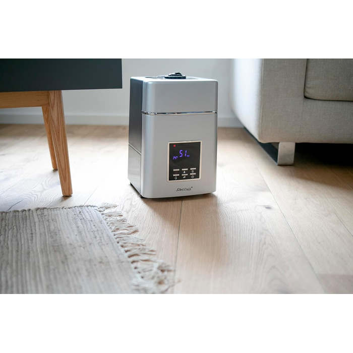 Зволожувач повітря Steba LB 5 з ультразвуковим зволоженням, 6 л бак, таймер 12 год, 3 швидкості