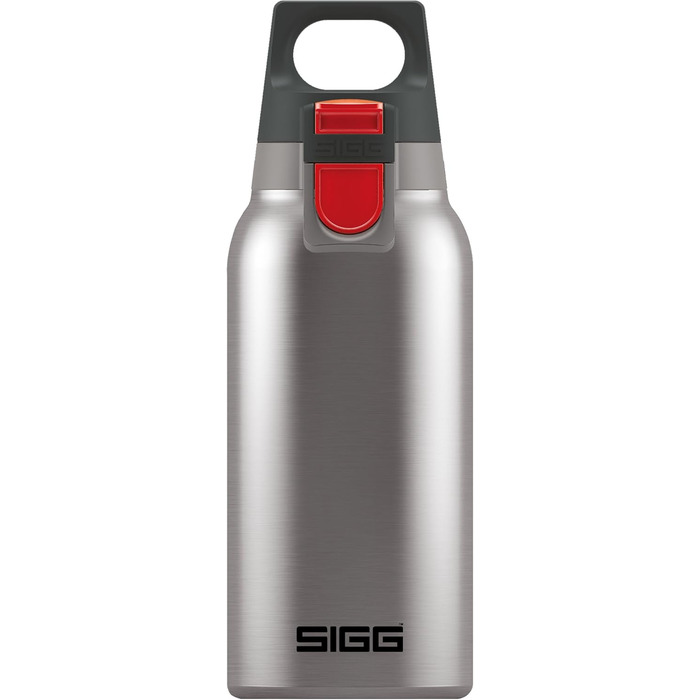 SIGG Hot & Cold ONE Thermo Drinking Bottle, non-toxic and insulated stainless steel drinking bottle, one-handed operation outdoor thermo bottle (0.3 L)