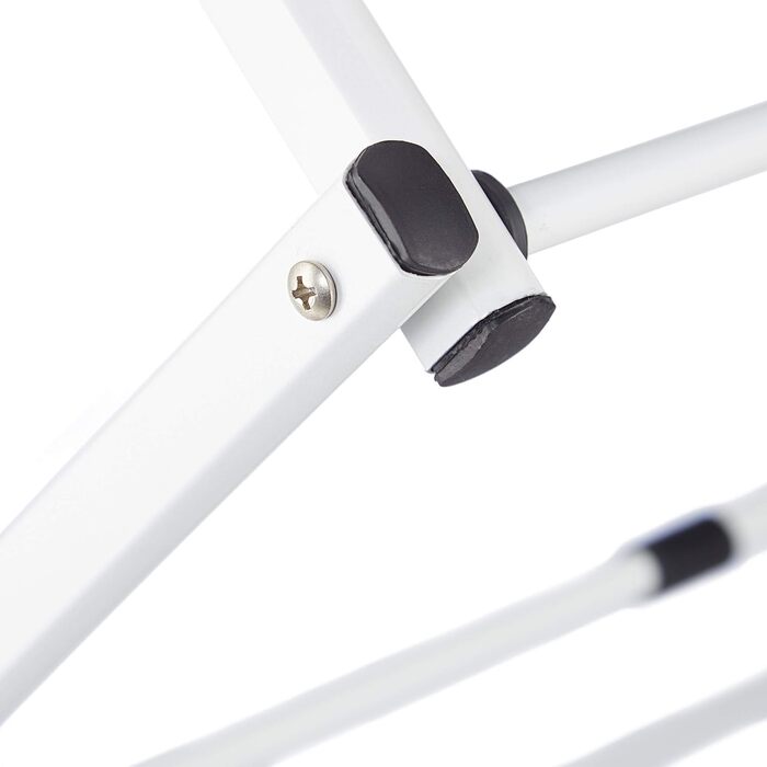 Сушилка для білизни Relaxdays, розкладна, висувна, з 11 стієк, 6 ярусів, металева, біла