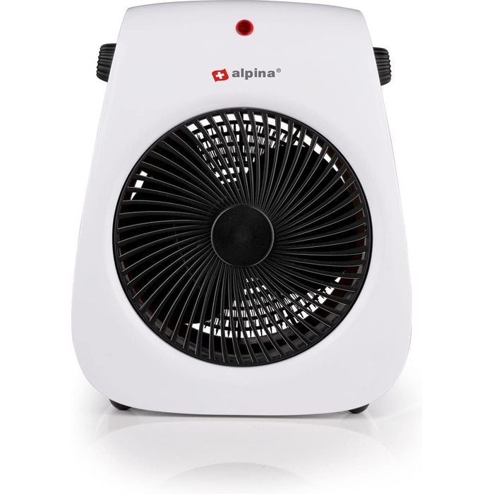 Електричний обігрівач та вентилятор Alpina - Турбовентилятор з пультом керування та таймером, 2000W