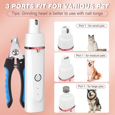 Машинка для стрижки собак Leise, 4 в 1: стрижка тіла, обличчя, вух, подушечок лап. Ідеально для собак та котів.