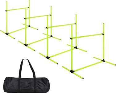 Набір для аджиліті для собак Grün 4X: Слаштом, регульована висота, 104x70x101 см