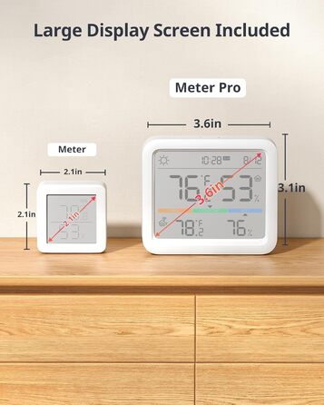 SwitchBot Bluetooth Weather Station with Outdoor Sensor, Hygrometer Thermometer Indoor, Temperature Sensor with Outdoor Thermometer, Time/Date/Weather Forecasts (SwitchBot Hub required) Weather Station (Bluetooth)