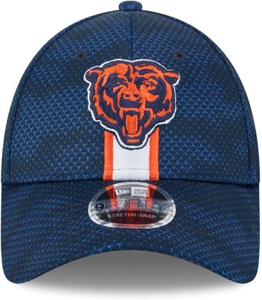 Кепка New Era NFL Sideline 2024 Chicago Bears, кепка-с냅бек, американський футбол, регульована, Marineblau