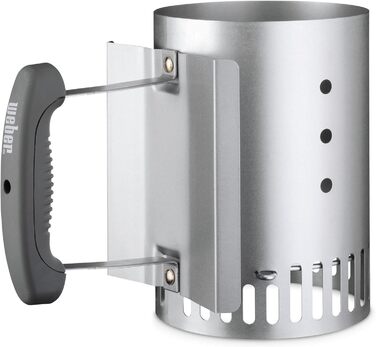 Вугільний гриль Weber Compact Kettle 47 см чорний, кришка, чохол, стартер для розпалювання, набір для барбекю
