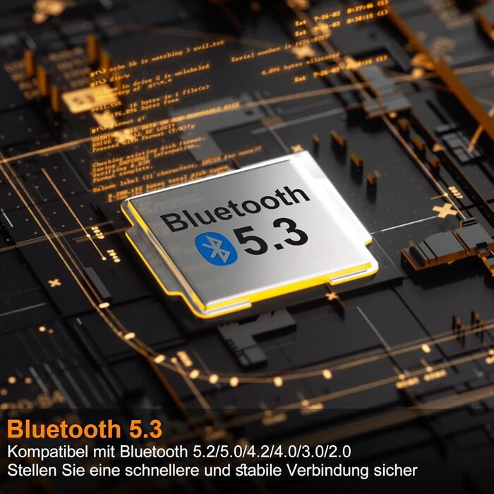 Bluetooth 5.3 трансмітер 1Mii для телевізора з підтримкою aptX Low Latency та Dual Link, B06T6-US