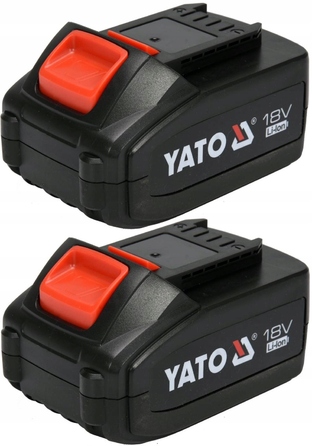 Акумуляторна газонокосарка Yato 36V 4Ah, ширина зрізу 37 см, з травозбірником 35 л