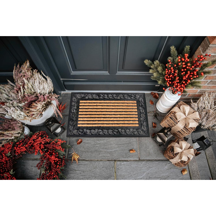 Килимок Hanse Home кокосовий для дому та вулиці 45x75 см, антиковзкий, вологостійкий, для входу, тераси