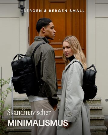 Kapten & Son Bergen Rucksack | Rucksack for Women & Men | Daypack | Carry-on Rucksack, Daypack | Water-resistant