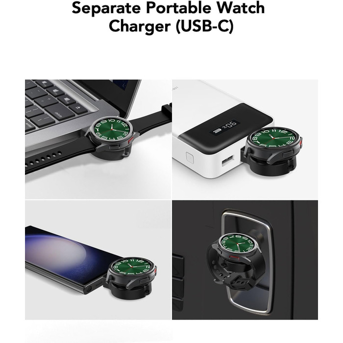 Бездротова зарядка 4-в-1 з будильником для Samsung Galaxy: Watch, Buds, Fold, Flip, S-серії (чорний)