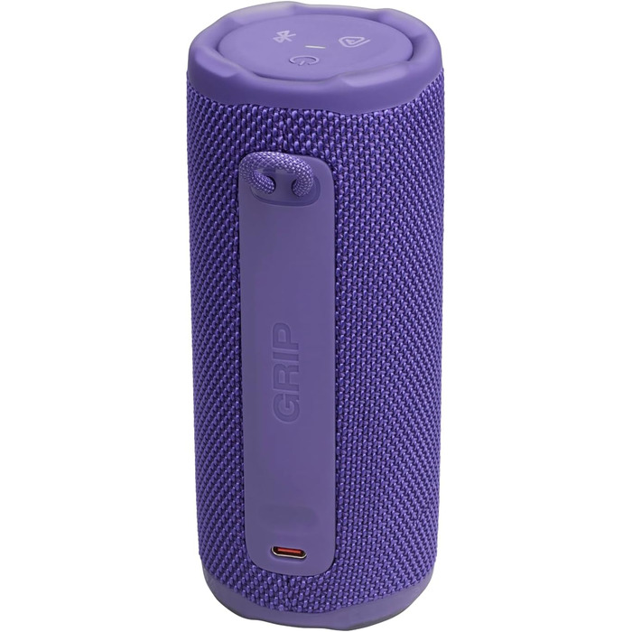 JBL Grip: Портативна Bluetooth колонка з AI Sound Boost, IP68 (водонепроникна), до 14 год роботи, фіолетова