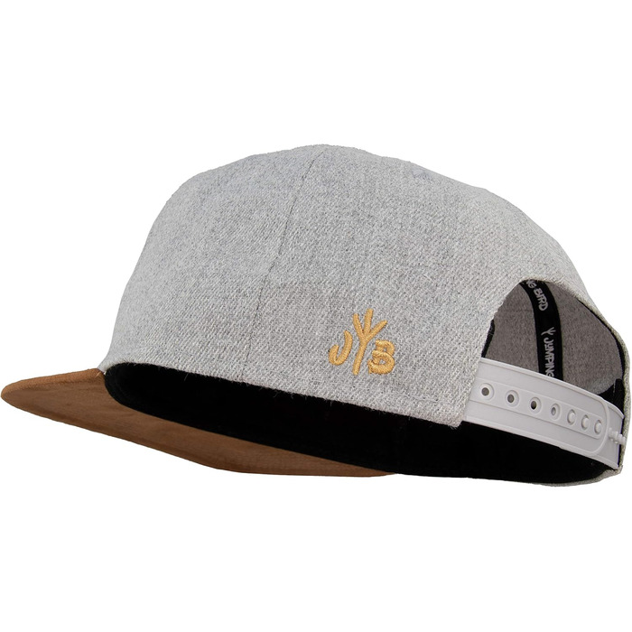 Кепка бейсболка Jumping Bird для чоловіків • Зручна snapback кепка для активного відпочинку • Регульований розмір, легко миється, світло-сіра