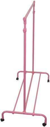 Home Vida Clothes Rack, Single Clothes Rail, Adjustable, Pink