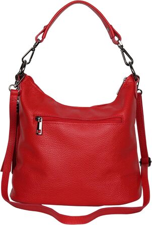Сумка жіноча AmbraModa GLX09 шкіряна червона через плече