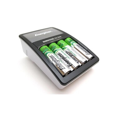 Зарядний пристрій Energizer для батарейок AAA R3 та AA R6 + 4 акумулятори AA 2000mAh