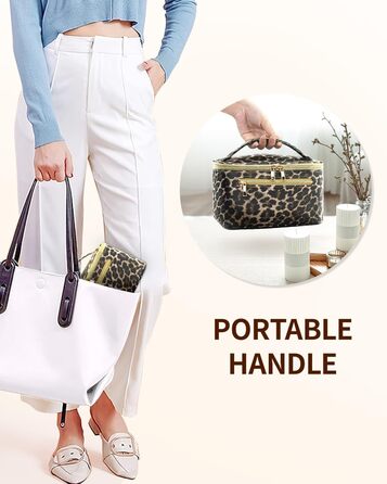 Косметичка для жінок, велика дорожня косметичка для макіяжу з відділенням для пензлів, органайзер, культові сумки з PU-шкіри, портативна сумочка для макіяжу, зелена (патент)