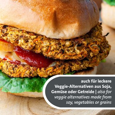 Westmark Hamburgermaker VARIO PLUS – прес для бургерів з регулюванням розміру, ABS, Ø 11 см