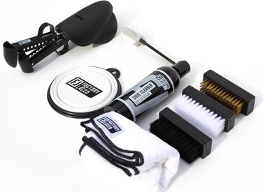FACTORY LACED Shoe Cleaner Sneaker Kit - The ultimate sneaker cleaning experience including 240ml shoe cleaner, 4 shoe brushes, 2 shoe shapers, and a microfiber cleaning cloth