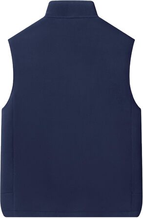 Чоловіча флісова жилетка AIEOE для осені/зими, тепла, з 4 кишенями, стійким коміром, без рукавів, для активного відпочинку, розмір EU S-XX (Asie 2X-6X), колір блакитний, XXL